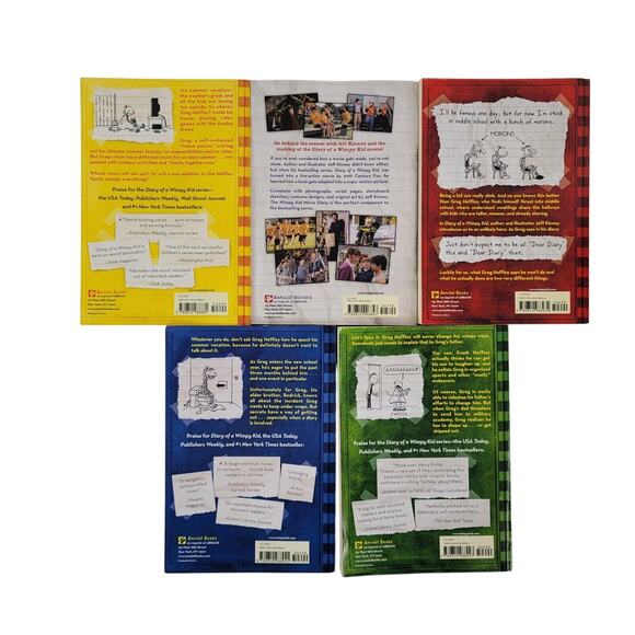 Diary of a Wimpy Kid Books Lot of 5 - Jeff Kinney - Picture 2 of 5